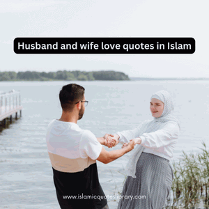 Husband and wife love quotes in Islam