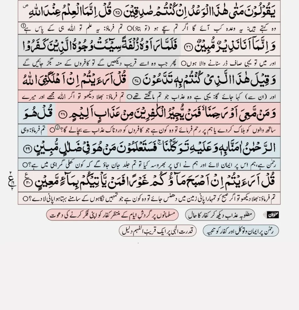 Surah Mulk with Urdu Translation5